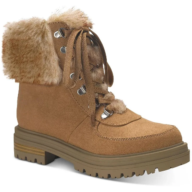 Sun + Stone Womens Orlaa  Lugged Sole Winter & Snow Boots