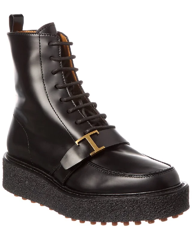 TOD’s Leather Platform Boot