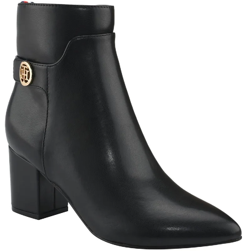 Tommy Hilfiger Womens Hazelle 2 Zipper Ankle Boots