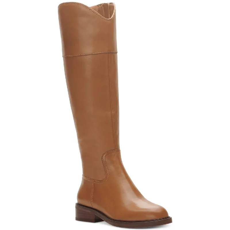 Vince Camuto Womens Alfella Leather Tall Knee-High Boots