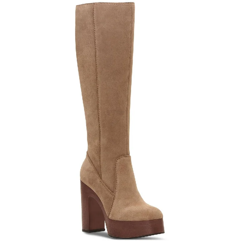 Vince Camuto Womens Illishal Block Heel Knee-High Boots