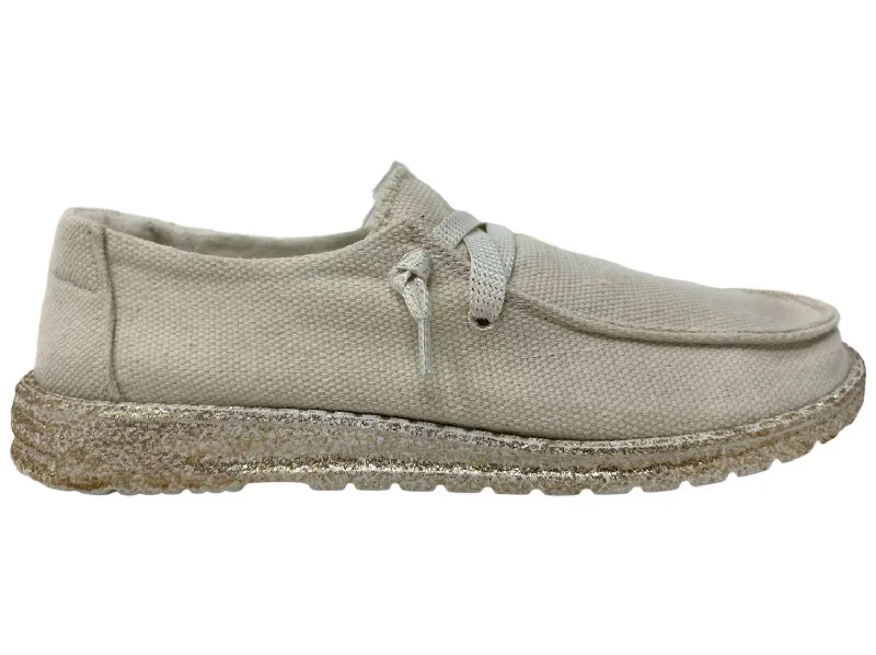 Women's Flash Slip-On Shoes In Cream