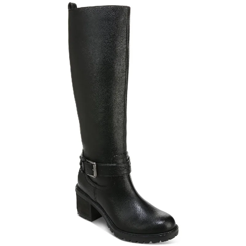 Zodiac Womens Georgia  Faux Leather Riding Knee-High Boots