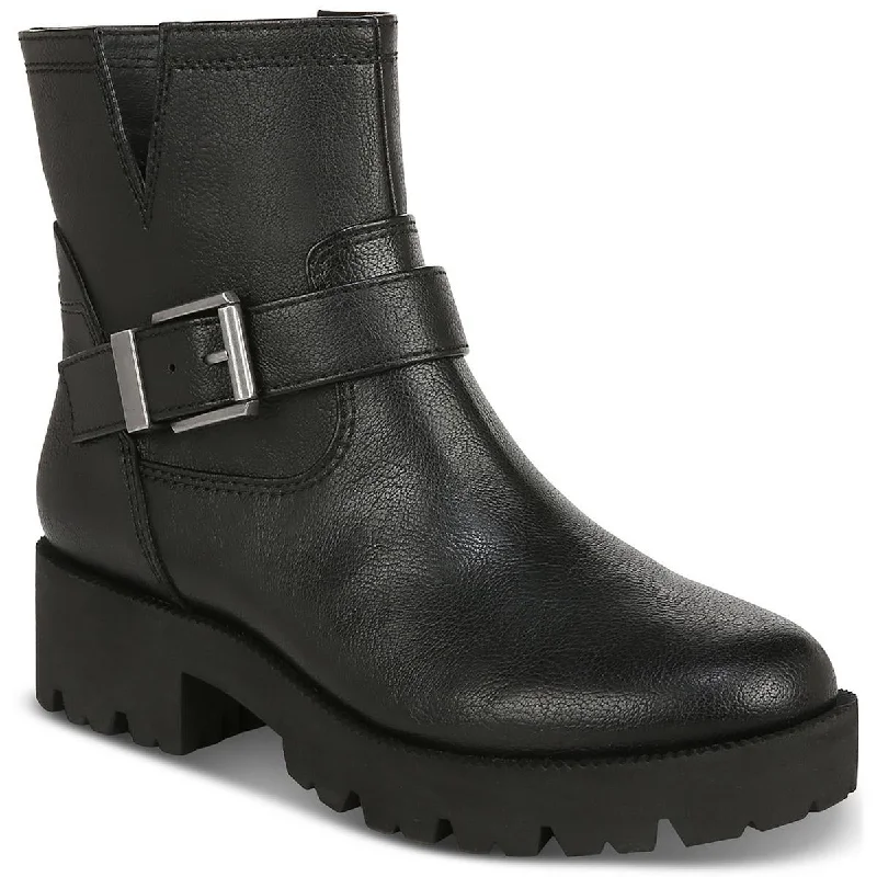 Zodiac Womens Miller  Leather Lug Sole Booties