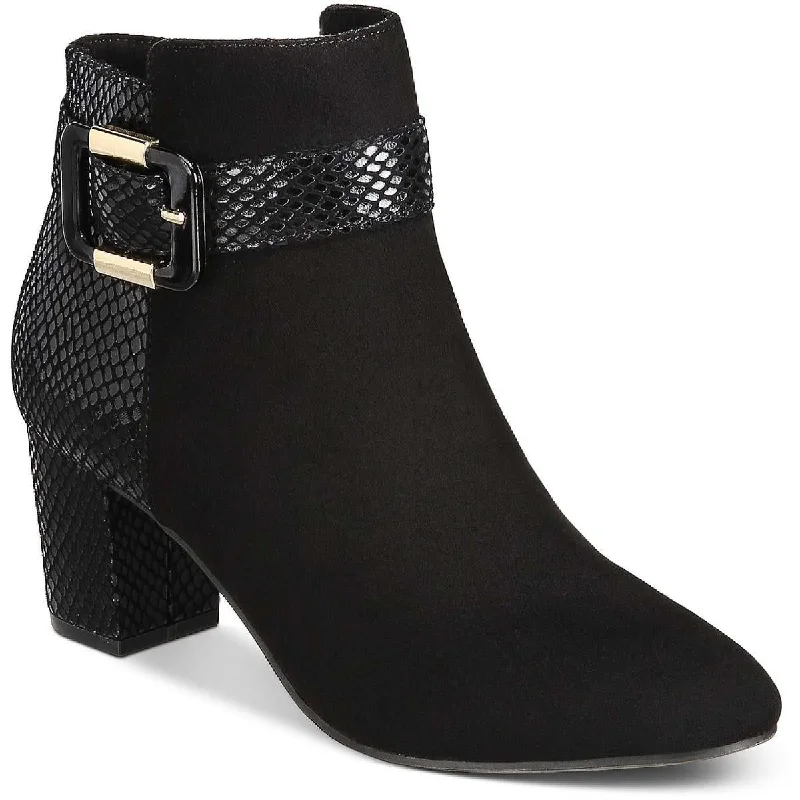 Classic Chic Deals Karen Scott Womens Ivyy Pull On Snake Print Booties