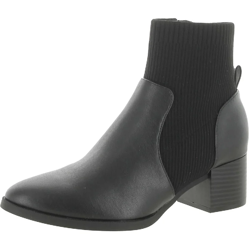 Fashion Deal LifeStride Womens Faux Leather Dressy Ankle Boots