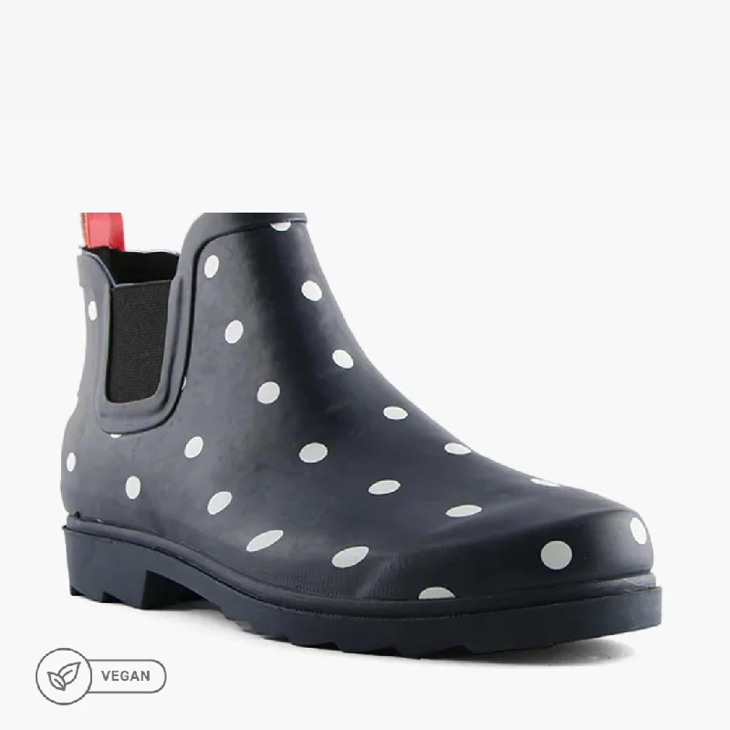 Exclusive Fashion Deals MOLLY NAVY SPOT GUMBOOT