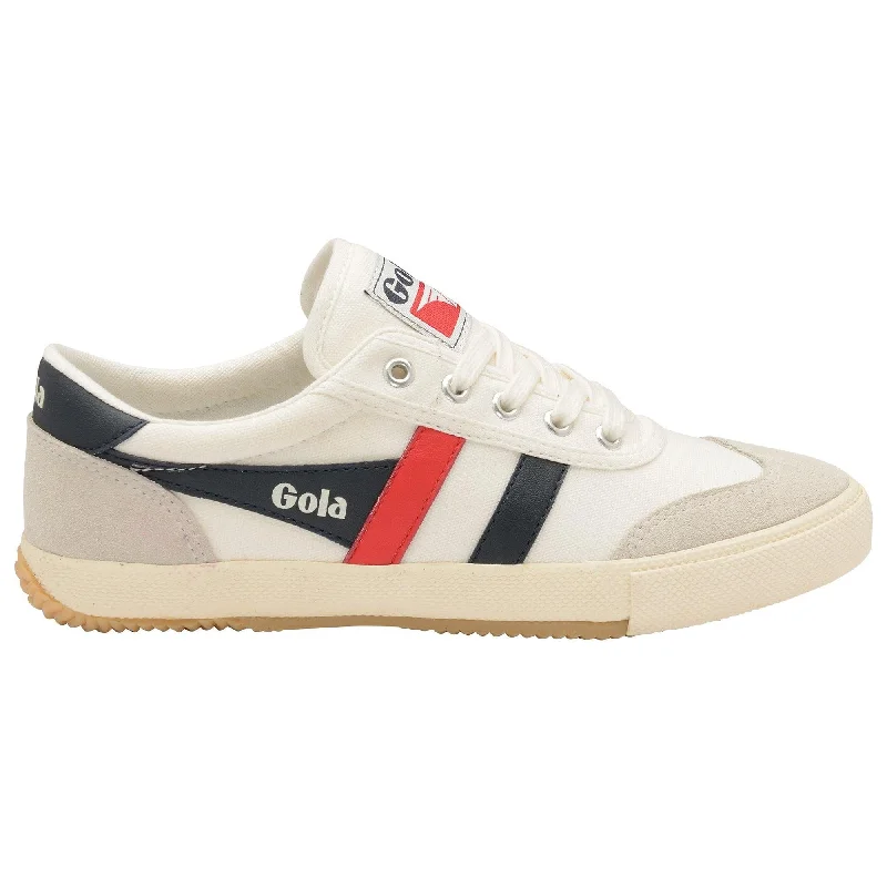 Badminton Trainer (Off White + Navy + Red)