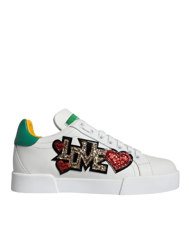 Dolce & Gabbana  Love Sneakers White Womens