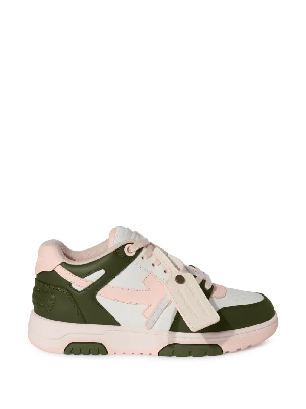 Off White Women's Sneakers Green