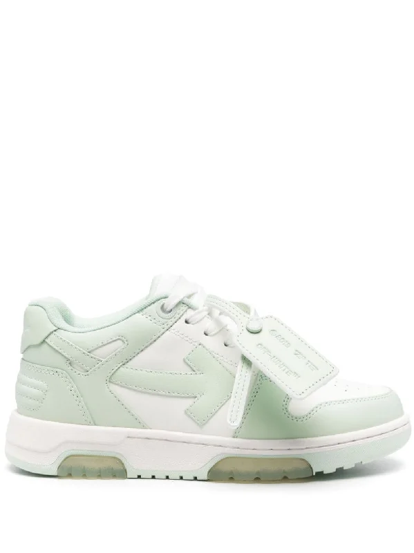 Off White Women's Sneakers Green