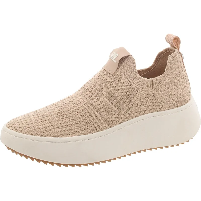 Donda Womens Knit Laceless Slip-On Sneakers