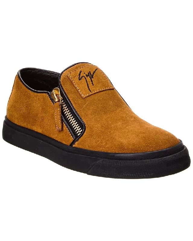 Giuseppe Zanotti Suede Slip-On Sneaker