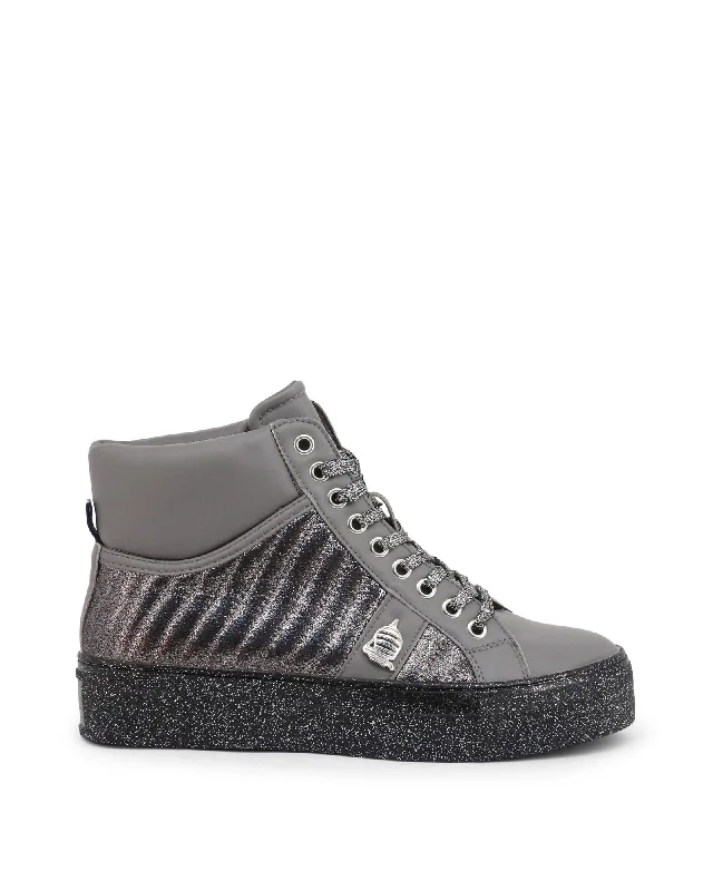 Marina Yachting  Star Womens Platform Sneakers Grey