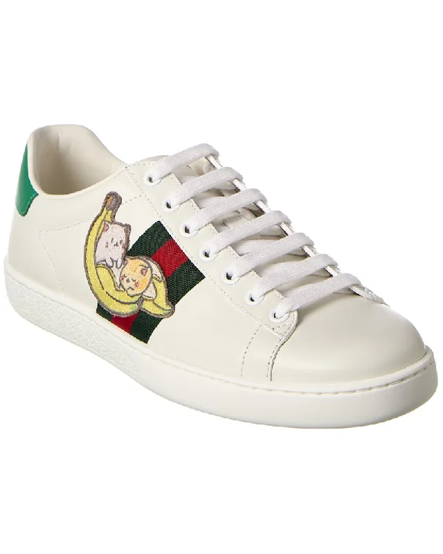 Gucci Ace Bananya Leather Sneaker