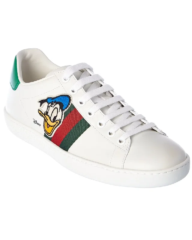 Gucci X Disney Donald Duck Ace Leather Sneaker