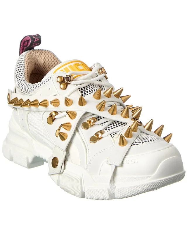 Gucci Flashtrek Leather & Mesh Sneaker