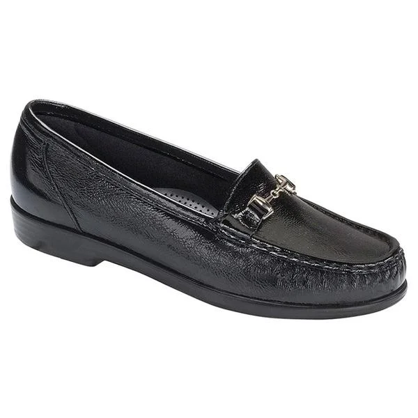 SAS Metro Loafer Black Patent Leather (Women's)