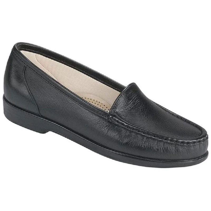 SAS Simplify Loafer Black Leather (Women's)