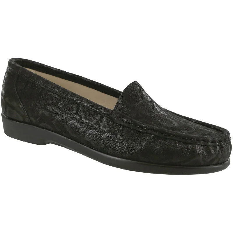 SAS Simplify Loafer Nero Snake (Women's)